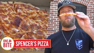 Barstool Pizza Review  Spencers Pizza Abington MA presented by Proper Wild [upl. by Helsa]