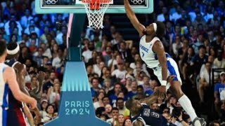 Overseas player signs 100M Deal after dunking on Lebron James in the Olympics 🏆 [upl. by Nek]