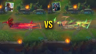 Heartsteel Kayn vs Nightbringer Kayn Skin Comparison  League of Legends [upl. by Wootten156]