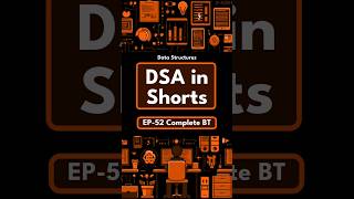 DSA in Shorts  EP52 Complete Binary Tree  Data Structure [upl. by Aicenet]