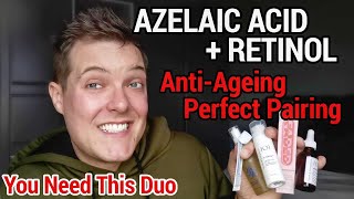 HOW TO LAYER AZELAIC ACID AND RETINOL  AntiAgeing Skincare Fade Hyperpigmentation and Acne Scars [upl. by Akoek861]