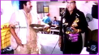 Comedy Scene Between Kotasrinivasa Rao amp Beggar  In Ayanakiddaru Telugu Movie [upl. by Felicio]