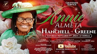 Graveside Service for Annie Almeta Greene [upl. by Bertero]