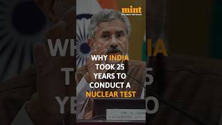 EAM sjaishankar Explains Why India Took More Than Two Decades To Conduct A Nuclear Test  Watch [upl. by Ahsya336]