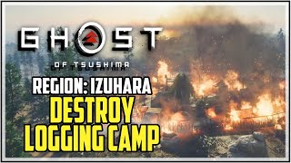 Ghost of Tsushima Destroy Logging Camp All Banners And Black Powder Cache Locations [upl. by Demetris]