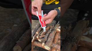 Survival Skills Styrofoam vs Gasoline💯bushcraft skills lifehacks [upl. by Ennovyhc448]