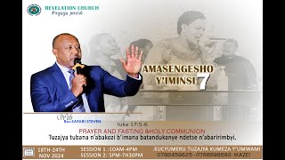 AMASENGESHO YIMINSI 7UMUNSI WA 4WITH DOCT DOMINIQUEREVELATION CHURCH KAGUGU [upl. by Pembrook]