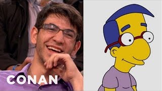 The CONAN Audiencey Awards Milhouse Van Houten Edition  CONAN on TBS [upl. by Feenah]