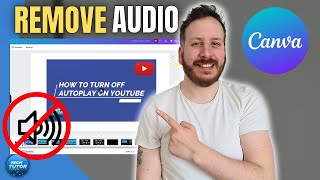 How To Remove Audio From Video In Canva [upl. by Lebbie]