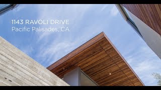 1143 Ravoli Drive Pacific Palisades  California Modern Masterpiece [upl. by Abraham]