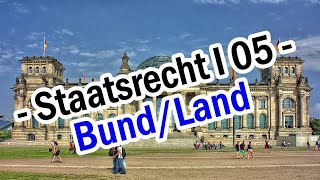 Staatsrecht I 05  Das Verhältnis zwischen Bund und Ländern  Art30 GG [upl. by Leik]