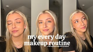 My Everyday Makeup Routine experimenting with hourglass foundation chit chat GRWM [upl. by Thorin810]