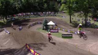 Spring Creek 450 Moto 1 Peick amp Tickle crash [upl. by Crotty619]