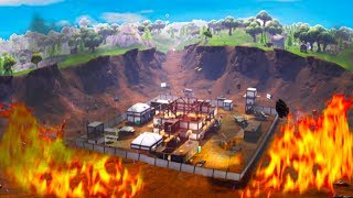 METEORITE HIT DUSTY DEPOT Fortnite Battle Royale [upl. by Mohamed]