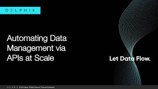 How to Automate Test Data Management via APIs at Scale [upl. by Yzmar982]