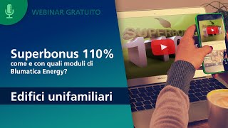 Superbonus 110 come e con quali software Edifici unifamiliari [upl. by Aninat]