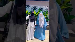 2 Differnet colours in hijab status abaya hijabgarlz islamicstatus hijab viralvideo 💯💞💕 [upl. by Sigvard321]