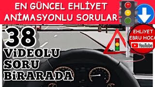 YENİ EN GÜNCEL ANİMASYONLU EHLİYET SINAV SORULARI DETAYTLI ANLATILDI ehliyetanimasyonlusorular [upl. by Ahtnams]