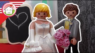 Playmobil movie english Nicole and Michael’s Wedding  The Playmobil Hauser Family [upl. by Fleece]