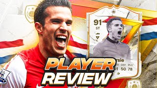 5⭐4⭐ 91 GOLAZO ICON VAN PERSIE PLAYER REVIEW  FC 24 Ultimate Team [upl. by Nathalie]