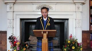 Cobham Hall Open Morning October 2024  Year 7 Speech [upl. by Junette]