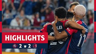 Highlights  New England Revolution vs St Louis CITY SC [upl. by Eilyac]