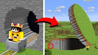 Minecraftta 1000 IQ GİZLİ EVLERİ TEST EDİYORUZ [upl. by Kristi]