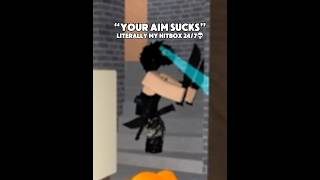 💀 roblox mm2 murdermystery2 hitbox relatable [upl. by Grath790]