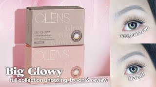 OLENS Big Glowy FULL COLLECTION  try on amp review ✨🤎 [upl. by Neruat]