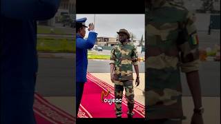 Chef dÉtat Bassirou Diomaye a quitté Dakar pour une visite officielle bassiroudiomayefaye [upl. by Rosenblast]