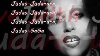 Lady GaGa  Judas lyrics on screen [upl. by Allmon]