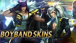 ALL 6 NEW BOYBAND HEARTSTEEL SKINS LEAKED  League of Legends [upl. by Pheni595]