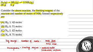 N2g3H2g⇌2NH3g20ampnbspgampnbspampnbspampnbspampnbspampnbspampnbspampnbsp5ampnbspg Consider the abo [upl. by Guenevere]