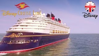 DISNEY CRUISE LINE  Drone Video of the Disney Cruise Ship  Official Disney UK [upl. by Nivahb468]