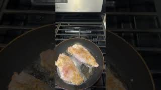 Rockfish on fry pan food cooking christian music [upl. by Mairim]