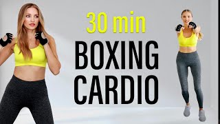 30 Min Boxing Cardio At Home  4000 Steps Boxing Aerobic Exercises  Full Body Workout [upl. by Neuburger]