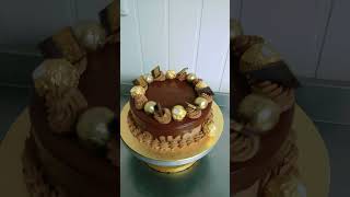 Ferrero rocher cake design Chocolate cake design [upl. by Breger82]