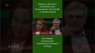 Joe Kaeser bei Lanz am 21032024 über das unsinnige Gesetz zur Entbürokratisierung short [upl. by Marika533]