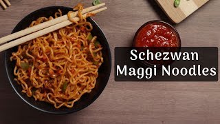 Chinese Style Maggi  Schezwan Maggi Noodles Recipe  Maggi Recipes  Quick Street Food Recipe [upl. by Drucilla]