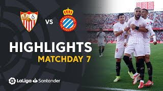 Resumen de Sevilla FC vs RCD Espanyol 20 [upl. by Neeli25]