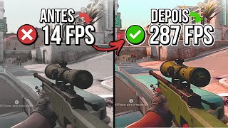 🔧 CSGO COMO AUMENTAR FPS AO MÁXIMO E RODAR EM PC FRACO🔥 Deixar CSGO Mais Leve ✔️ [upl. by Neirbo647]