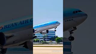 Korean Air Cargo Boeing 777 Blasts Off Miami Runway 27 – Epic Departure aviation [upl. by Florentia]