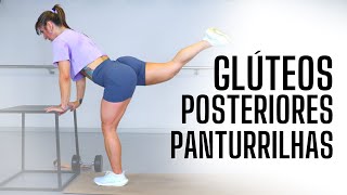 Treino Poderoso de Glúteos Posteriores e Panturrilhas  50 min em casa [upl. by Asyal]