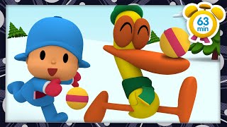 ⚽ POCOYO TÜRK  Top oynama  63 dakika  Çocuklar için ÇIZGI FILMLER [upl. by Aohk354]