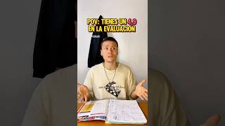 Tienes un 49 en la evaluación… 💀 igsantosjourneys shrots videos pov santosjourneys [upl. by Ahso]