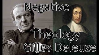 Gilles Deleuze  Negative theology Univocity of Being [upl. by Matejka718]