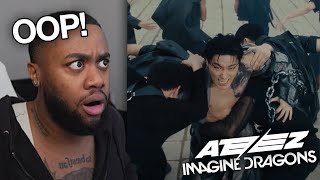 ATEEZ SAN NEEDS TO BE STOPPED 산 Imagine Dragons  Warriors Reaction [upl. by Latashia]