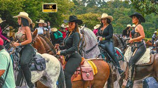 CABALGATA de MUJERES en Caicedonia  Valle 😍 COLOMBIA 2023 [upl. by Ulrick562]