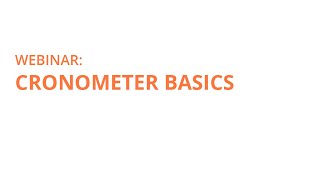 Cronometer Basics Jan 5 2021 [upl. by Artemed]