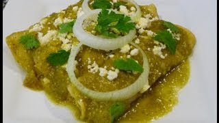 Receta Enchiladas Verdes en colaboración con Easy Cooking with Sandy  La Cocinadera [upl. by Ninahs665]